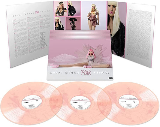 Nicki Minaj - Pink Friday: 10th Anniversary [Deluxe Pink/White Swirl 3LP] Vinyl Record