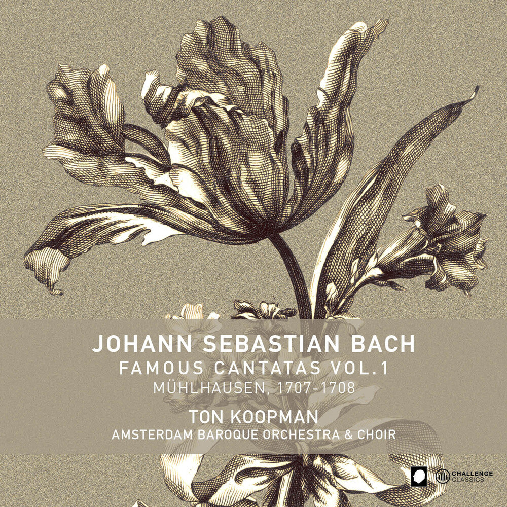 the album cover for J Bach .S. / Koopman - Famous Cantatas 1