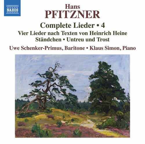 Pfitzner / Schenker-primus / Simon - Complete Lieder 4 - Music CD