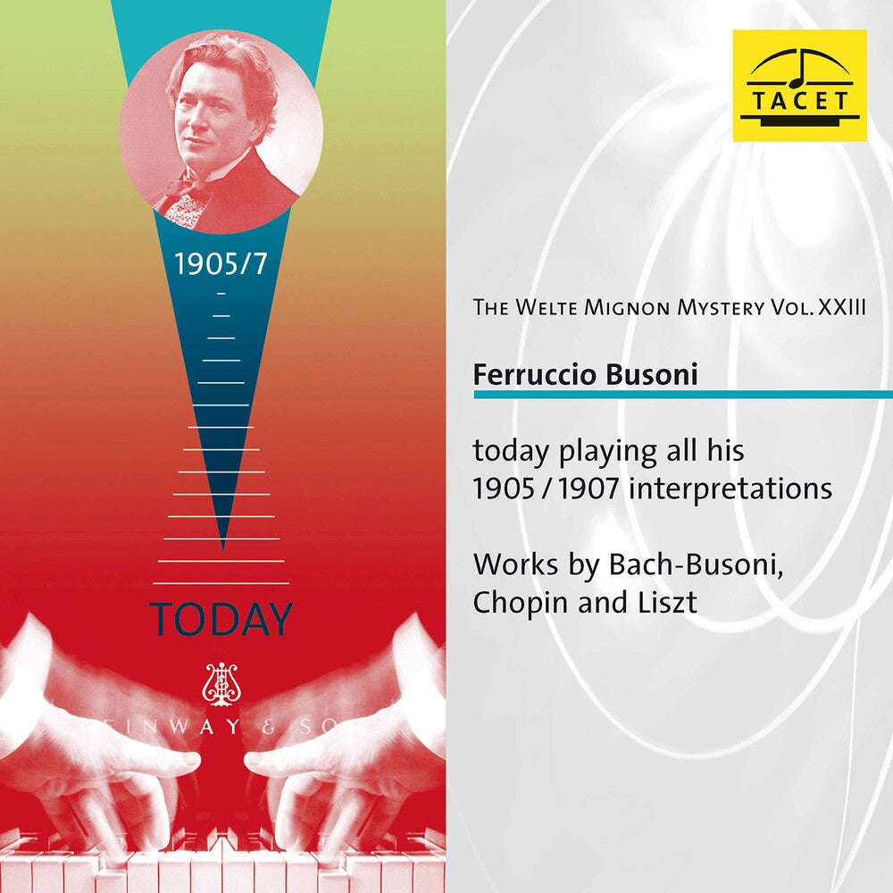 the album cover for Busoni / Busoni - Welte Mignon Mystery 23