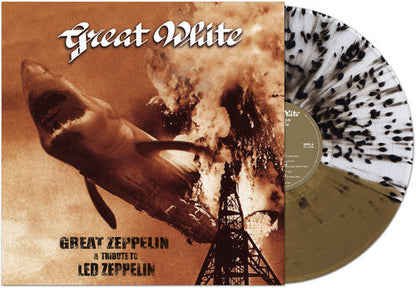 Great White - Great Zeppelin: Tribute To Led Zeppelin [Black White & Gold Splatter] Vinyl Record