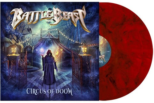 Battle Beast - Circus of Doom - Red Transparent/Black Marble Vinyl Record