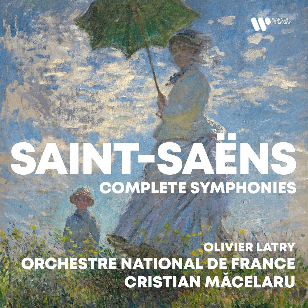 the album cover for Olivier Latry  / Orchestre National De France - Saint-Saens: Complete Symphonies [Digipak]