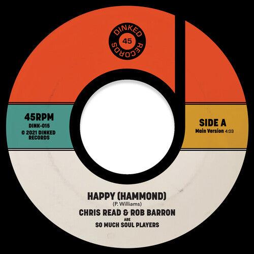 So Much Soul Players (Chris Read & Rob Barron) - Happy (Hammond) Vinyl Record