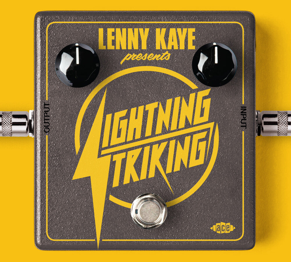 the album cover for Lenny Kaye Presents Lightning Striking / Various - Lenny Kaye Presents Lightning Striking / Various