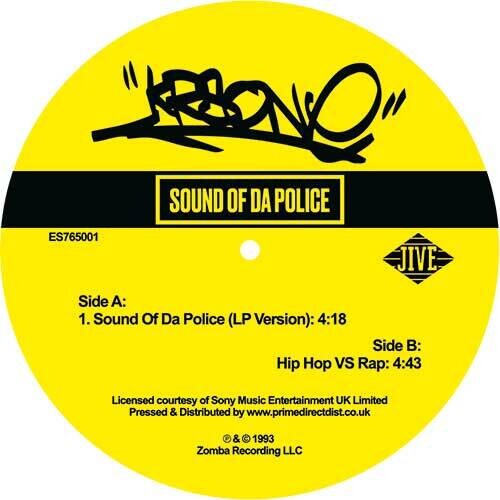 Krs One - Sound Of Da Police Vinyl Record