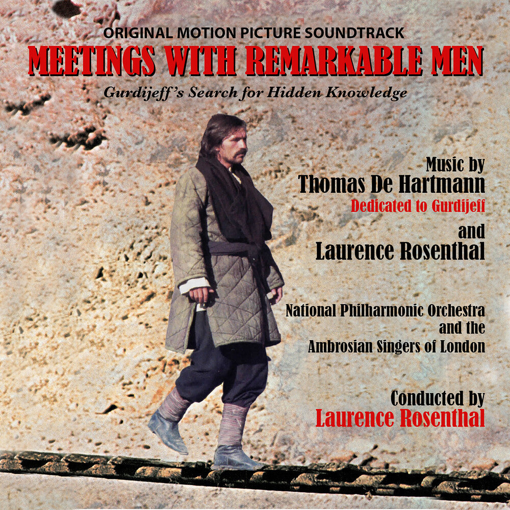the album cover for De Thomas Hartmann  / Rosenthal,Laurence (Ita) - Meetings With Remarkable Men / O.S.T. (Ita)