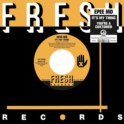 EPMD - It's My Thing / You're A Customer Vinyl Record
