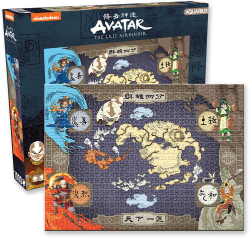 Avatar Last Airbender 1000pc Puzzle - Avatar Last Airbender 1000pc Puzzle - Games