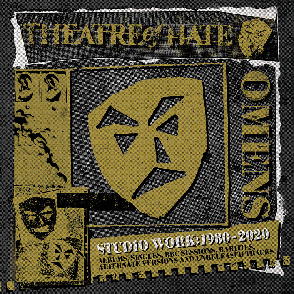 the album cover for Theatre Of Hate - Omens: Studio Work 1980-2020 (Box) (Uk)