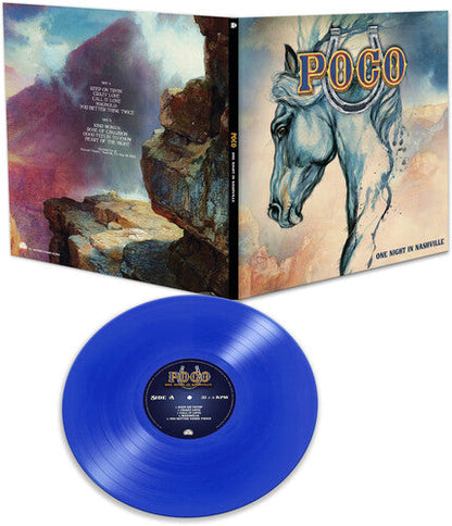 Poco - One Night In Nashville (Transparent Blue) Vinyl Record