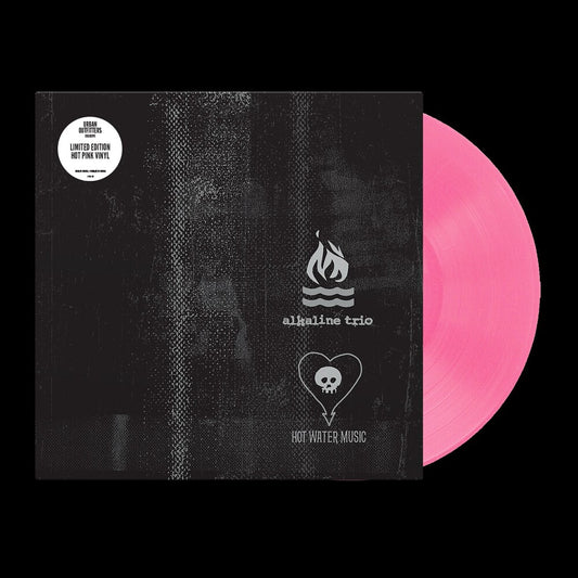 Alkaline Trio / Hot Water Music - Split - Hot Pink [LP] Vinyl Record