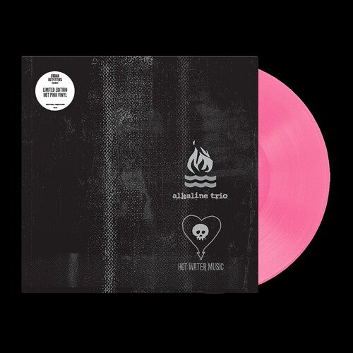Alkaline Trio / Hot Water Music - Split - Hot Pink - Vinyl Record