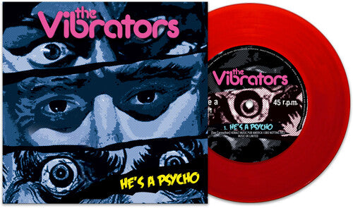 The Vibrators - He's A Psycho (Red) Vinyl Record