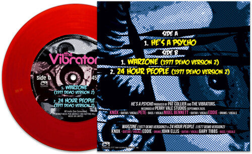 The Vibrators - He's A Psycho (Red) Vinyl Record