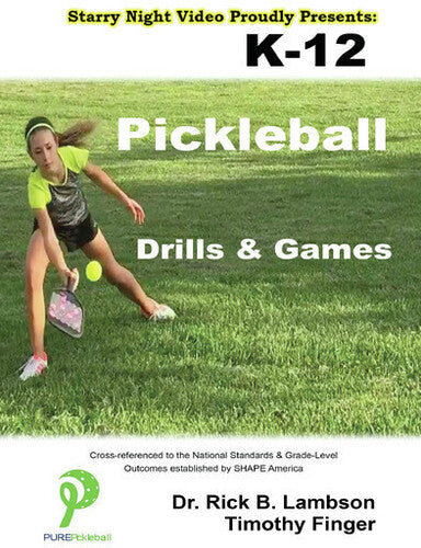 K-12 Pickleball Drills & Games - K-12 Pickleball Drills & Games - DVD