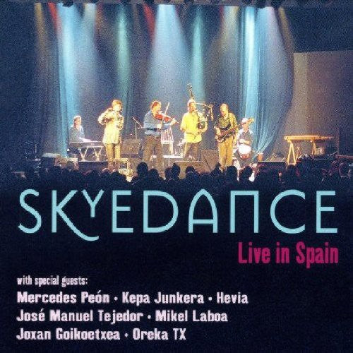 the album cover for Skydance - Live in Spain