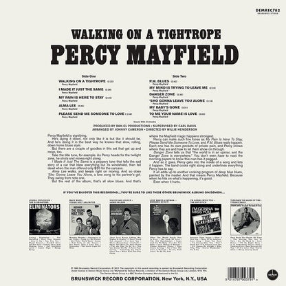 Percy Mayfield - Walking On A Tightrope [140-Gram Black Vinyl] Vinyl Record