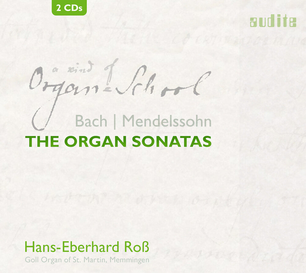 the album cover for J Bach .S. / Ross - Organ Sonatas (2pk)