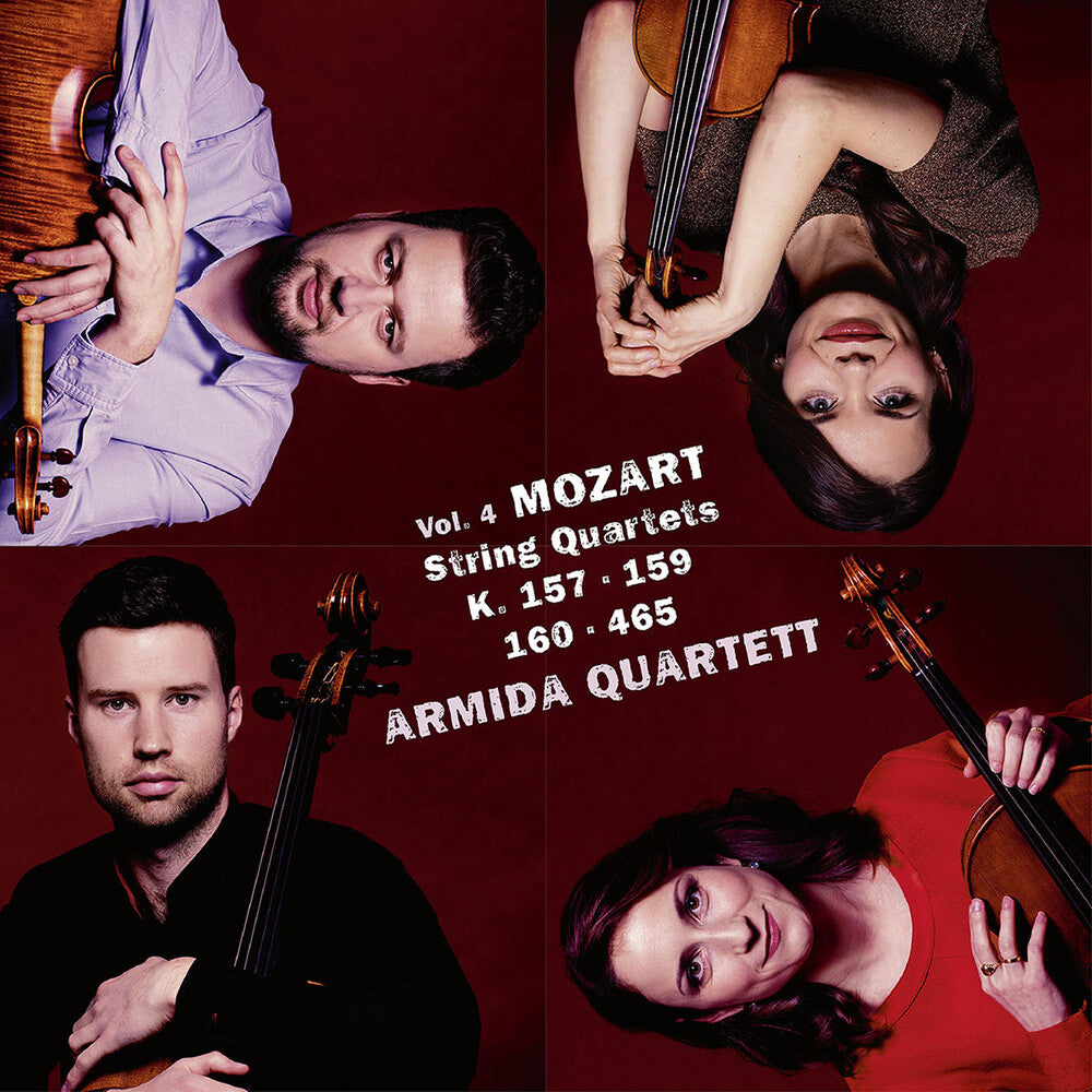 the album cover for Mozart / Armida Quartet - String Quartets 4
