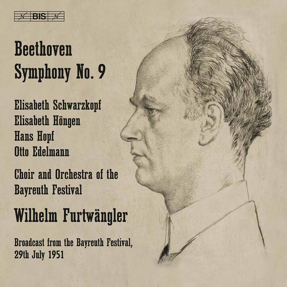 the album cover for Beethoven / Schwarzkopf / Hongen - Symphony 9 In D Minor 125 (Hybr)