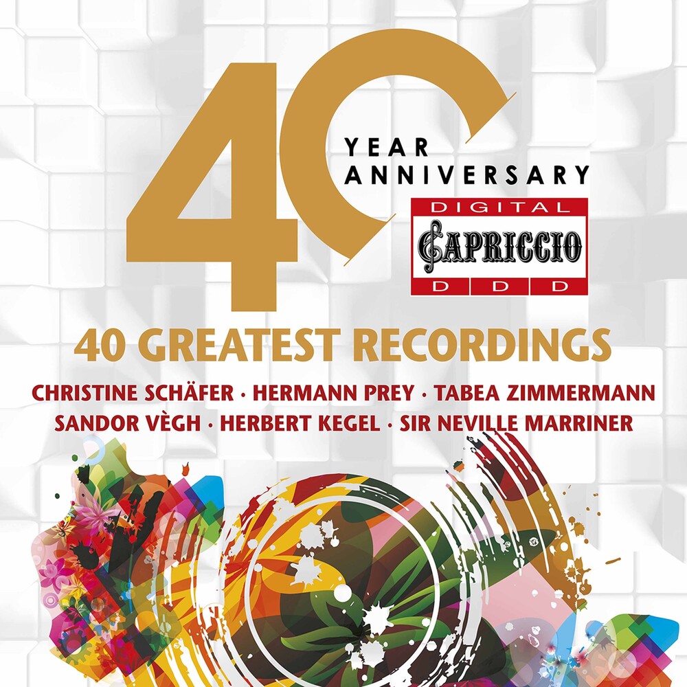 the album cover for J Bach .S. / Schafer / Zimmermann - Capriccio 40th Anniversary (2pk)