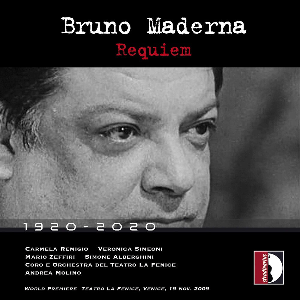 the album cover for Maderna / Remigio / Alberghini - Requiem