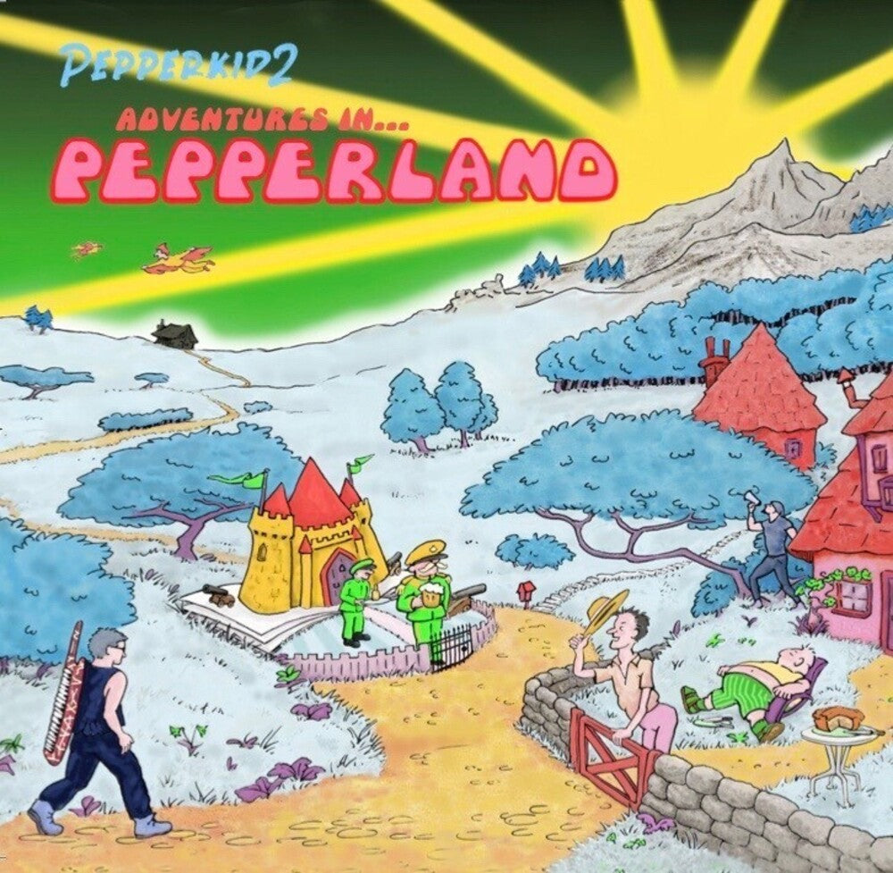 the album cover for Pepperkid2: Jem Davis - Adventures In Pepperland (Uk)