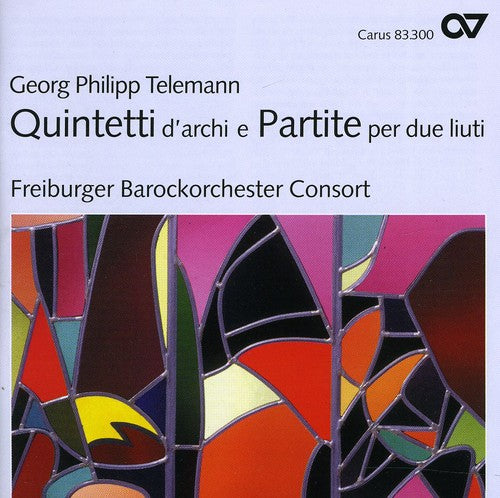 Telemann / Freiburg Baroque Orchestra Consort - Quintets For Strings & Partitas For 2 Lutes - Music CD
