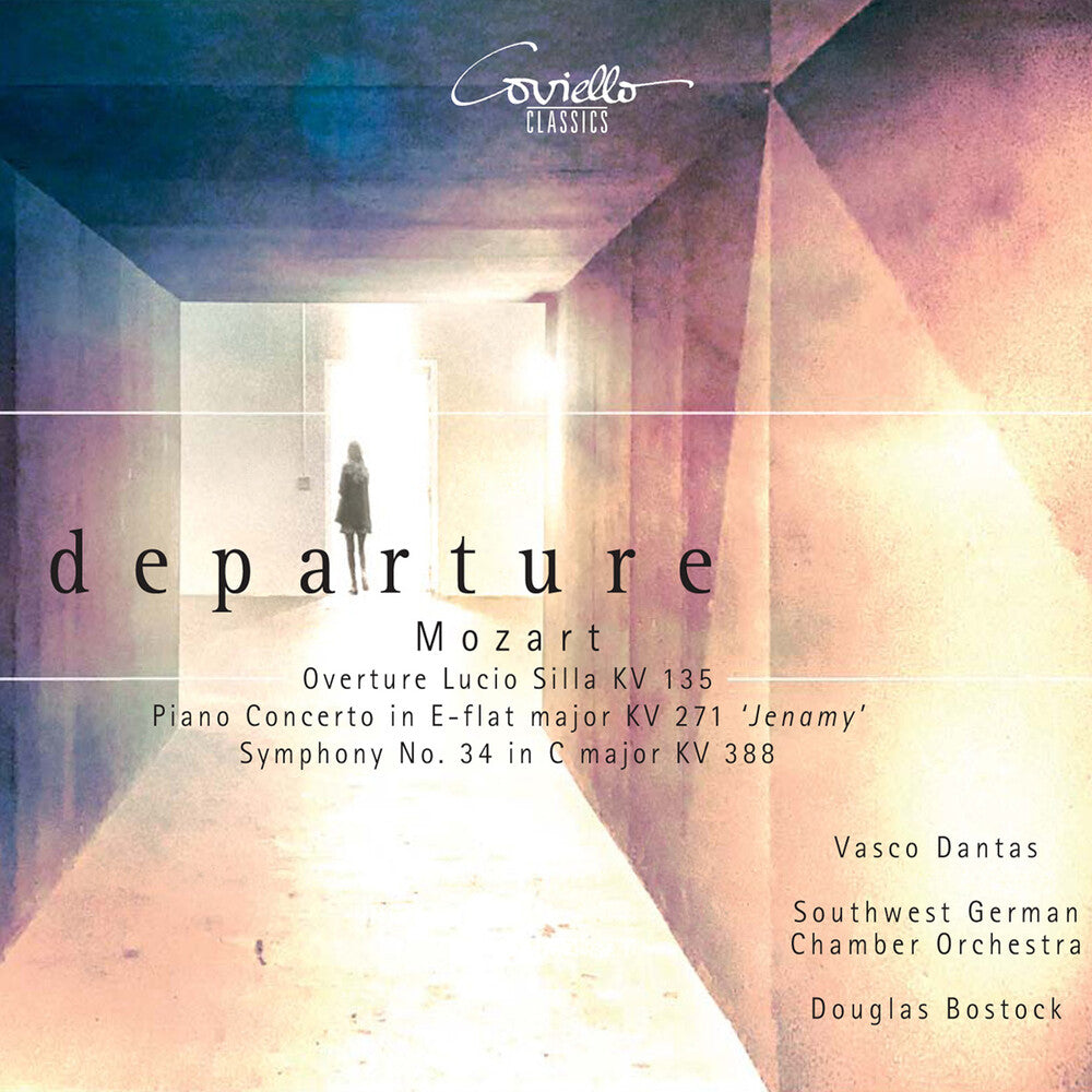 the album cover for Mozart / Dantas / Bostock - Departure