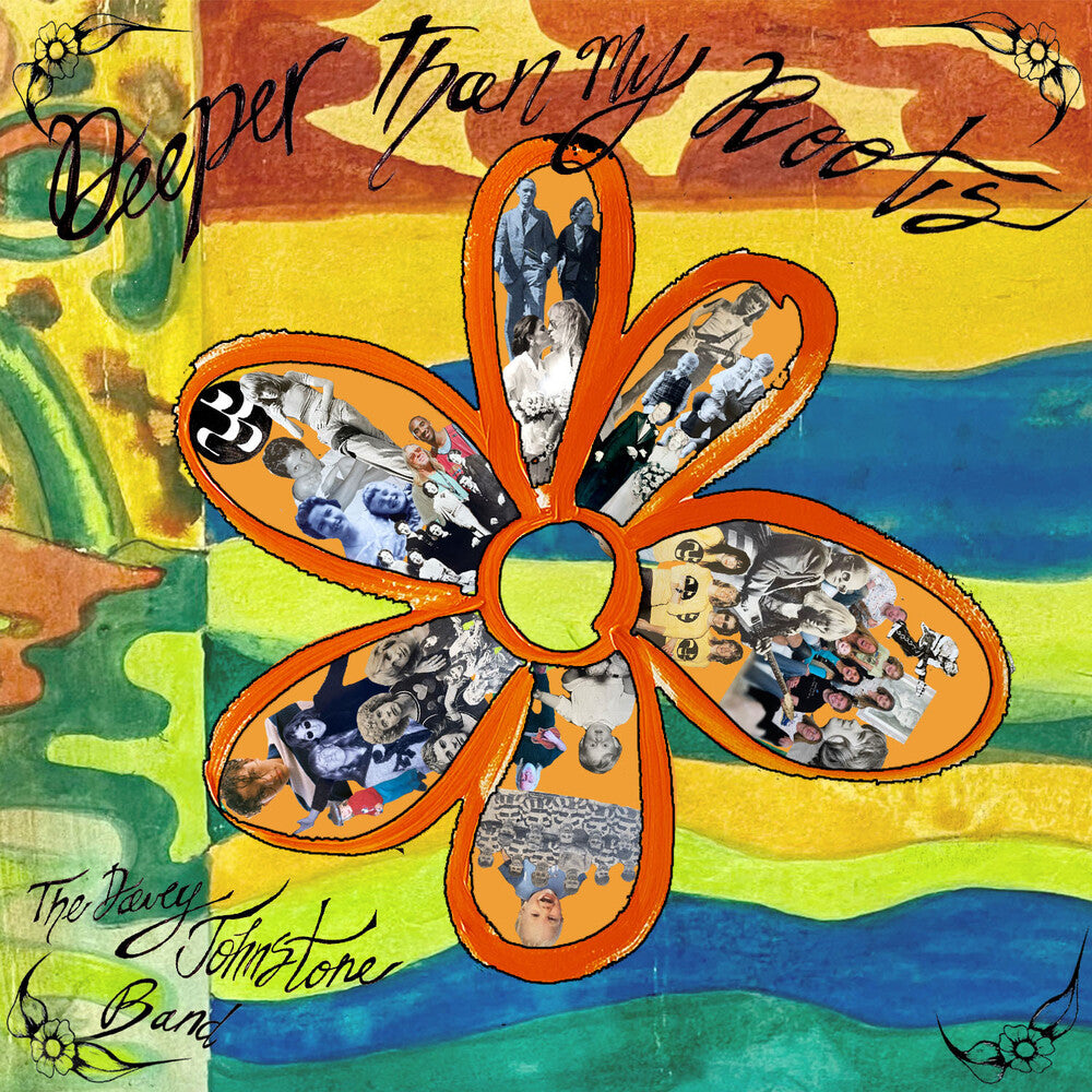 the album cover for Davey Johnstone  Band - Deeper Than My Roots (Uk)