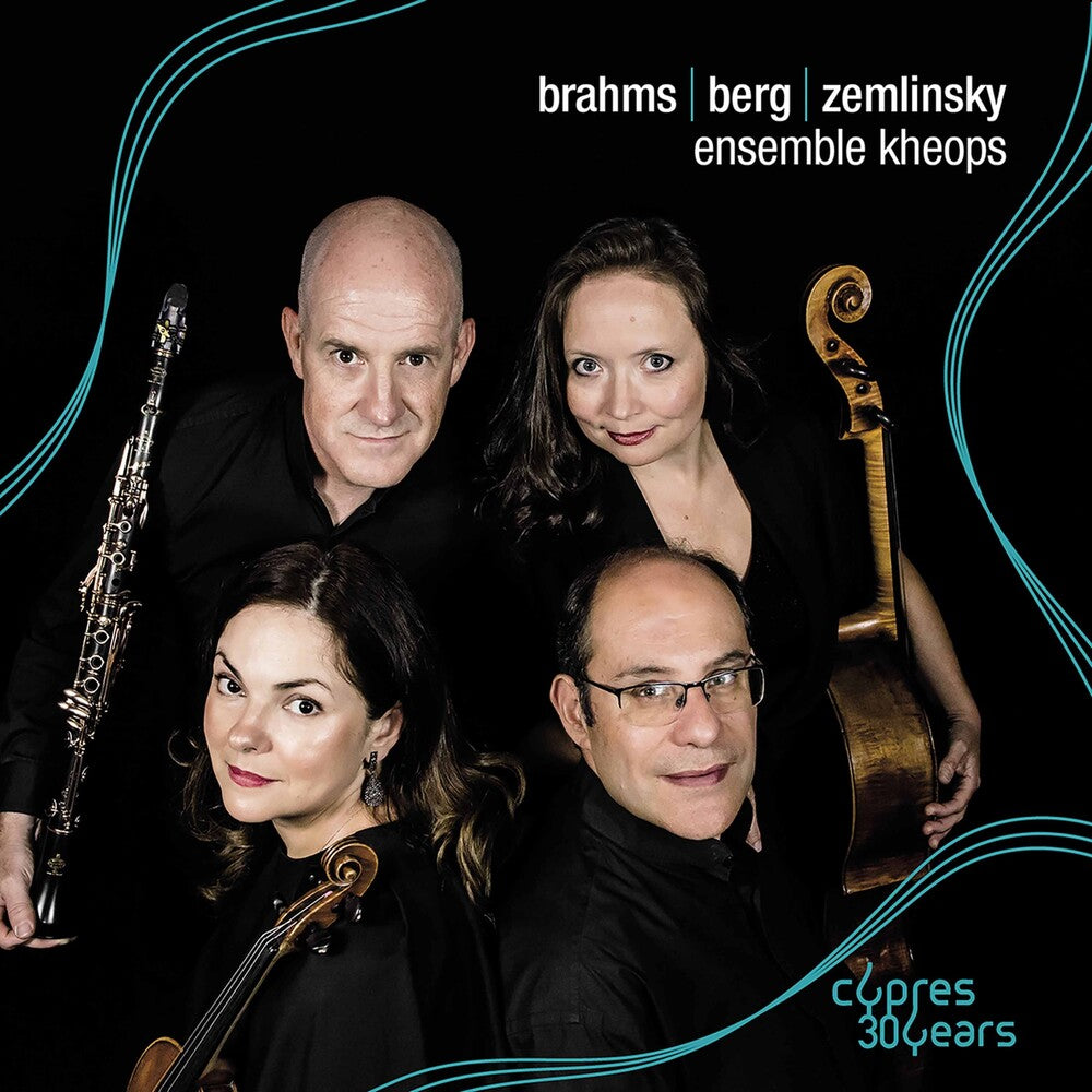 the album cover for Berg / Ensemble Kheops - Brahms Berg & Zemlinsky