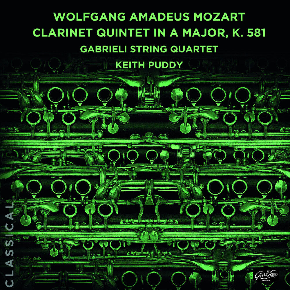 the album cover for Gabrieli String Quartet - Wolfgang Amadeus Mozart: Clarinet Quintet In A Maj