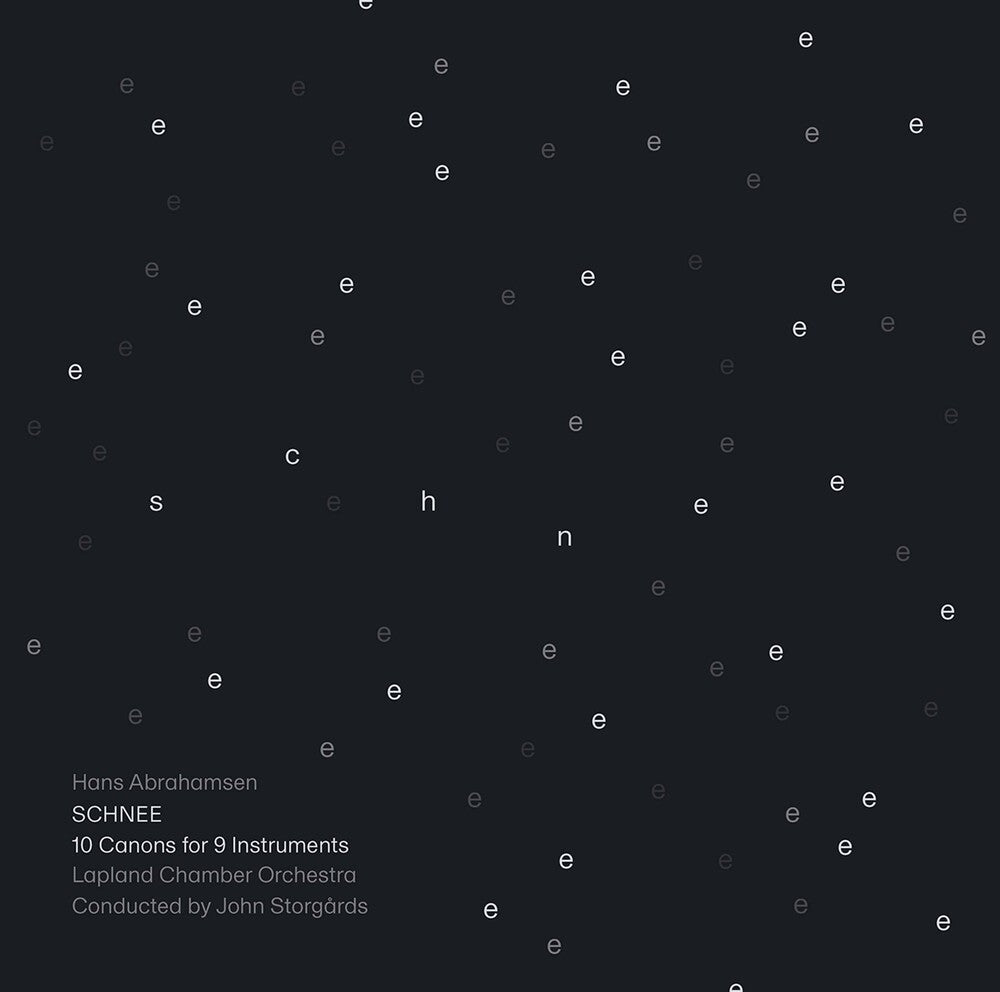 the album cover for Abrahamsen / Lapland Chamber Orchestra - Schnee