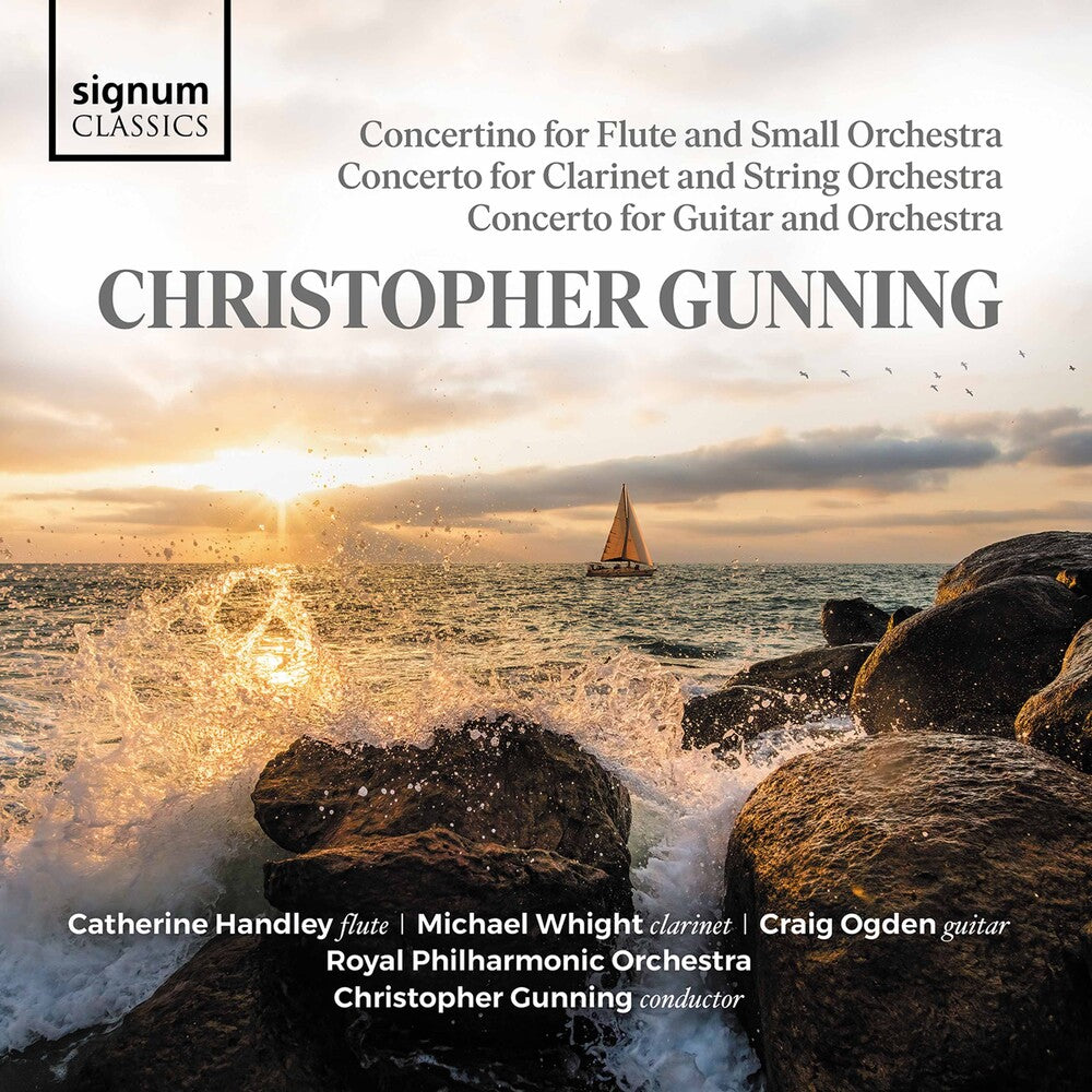 the album cover for Gunning / Ogden / Gunning - Concertos