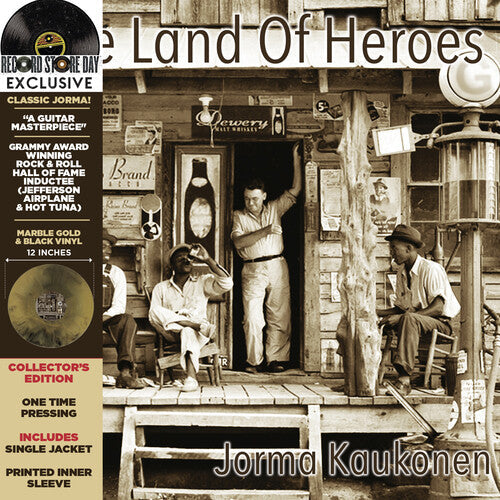 Jorma Kaukonen - The Land of Heroes [Gold & Black Haze] Vinyl Record