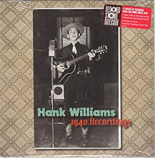 Hank Williams - 1940 Recordings - 7 Inch Vinyl Record