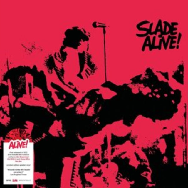 Slade - Slade Alive! (Red & Black Splatter LP Vinyl/Limited Edition) Vinyl Record