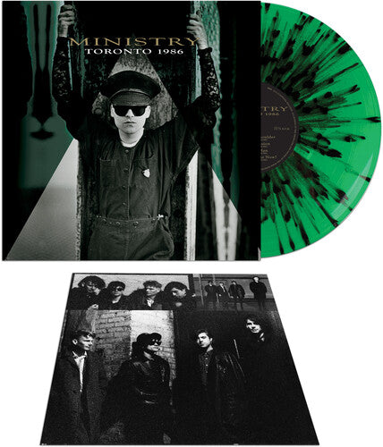 Ministry - Toronto 1986 (Green & Black Splatter) Vinyl Record