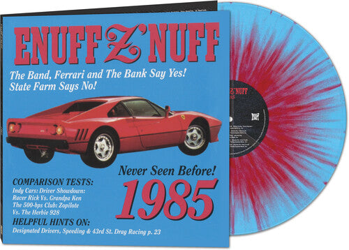 Enuff Z'nuff - 1985 (Blue & Red Starburst) Vinyl Record