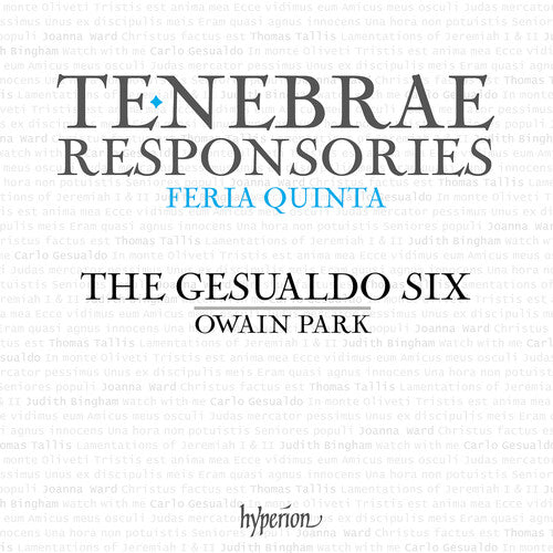 Gesualdo Six / Park,owain - Gesualdo: Tenebrae Responsories For Maundy - Music CD