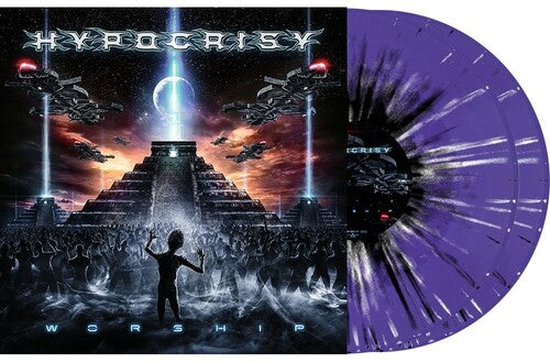 Hypocrisy - Worship (Purple White & Black Splatter) Vinyl Record