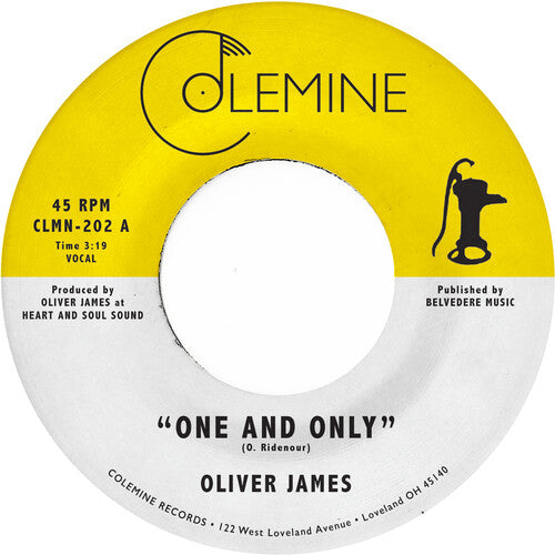 Oliver James - One And Only Vinyl Record