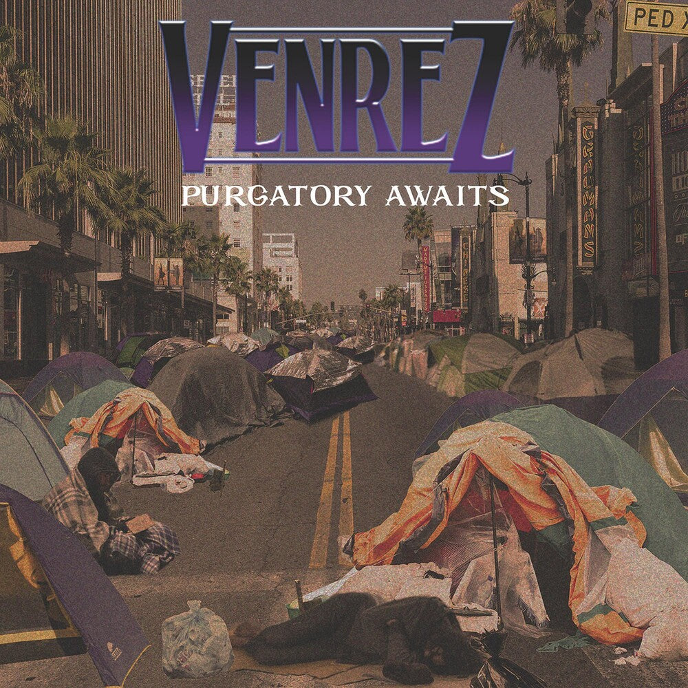 the album cover for Venrez - Purgatory Awaits
