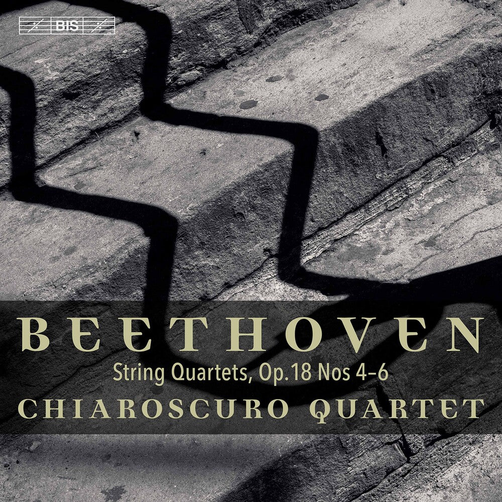 the album cover for Beethoven / Chiaroscuro Quartet - String Quartets 18 (Hybr)