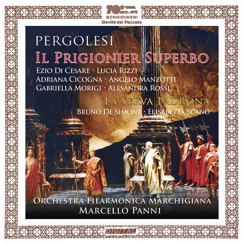 Pergolesi / Cesare / Panni - Il Prigionier Superbo - Music CD