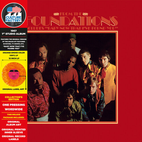 The Foundations - From The Foundations (Baby Now That I Found You) (Orange Smoke) Vinyl Record