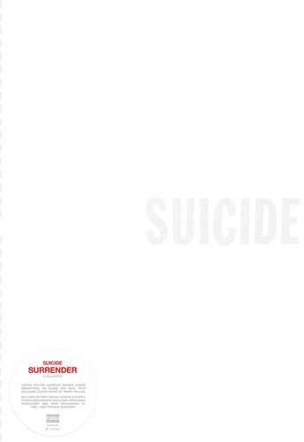 Suicide - Surrender - Vinyl Record