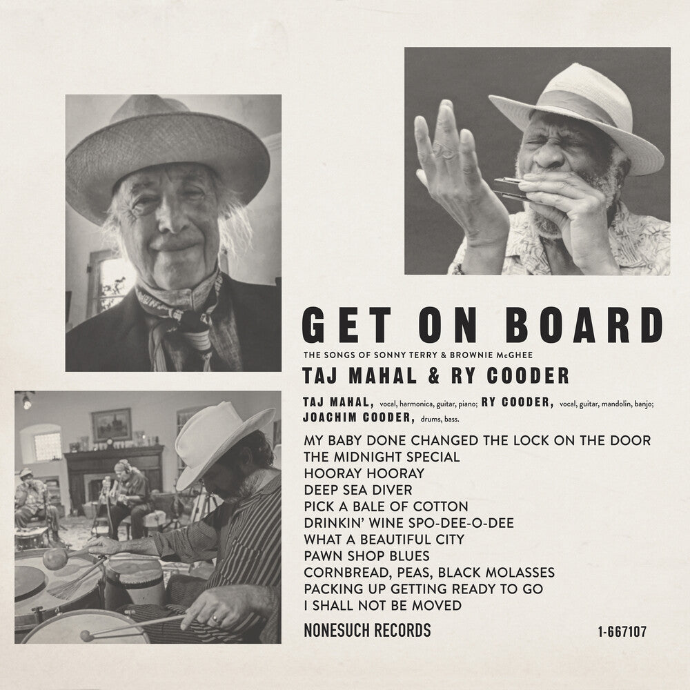 Taj Mahal & Ry Cooder - Get On Board [LP] Vinyl Record