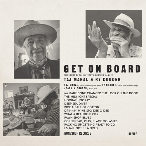 Taj Mahal & Ry Cooder - Get On Board Vinyl Record